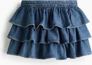 H&M Tiered Denim Skirt