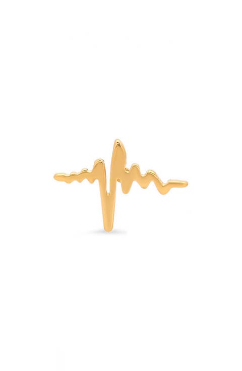 Heartbeat Stud Earrings