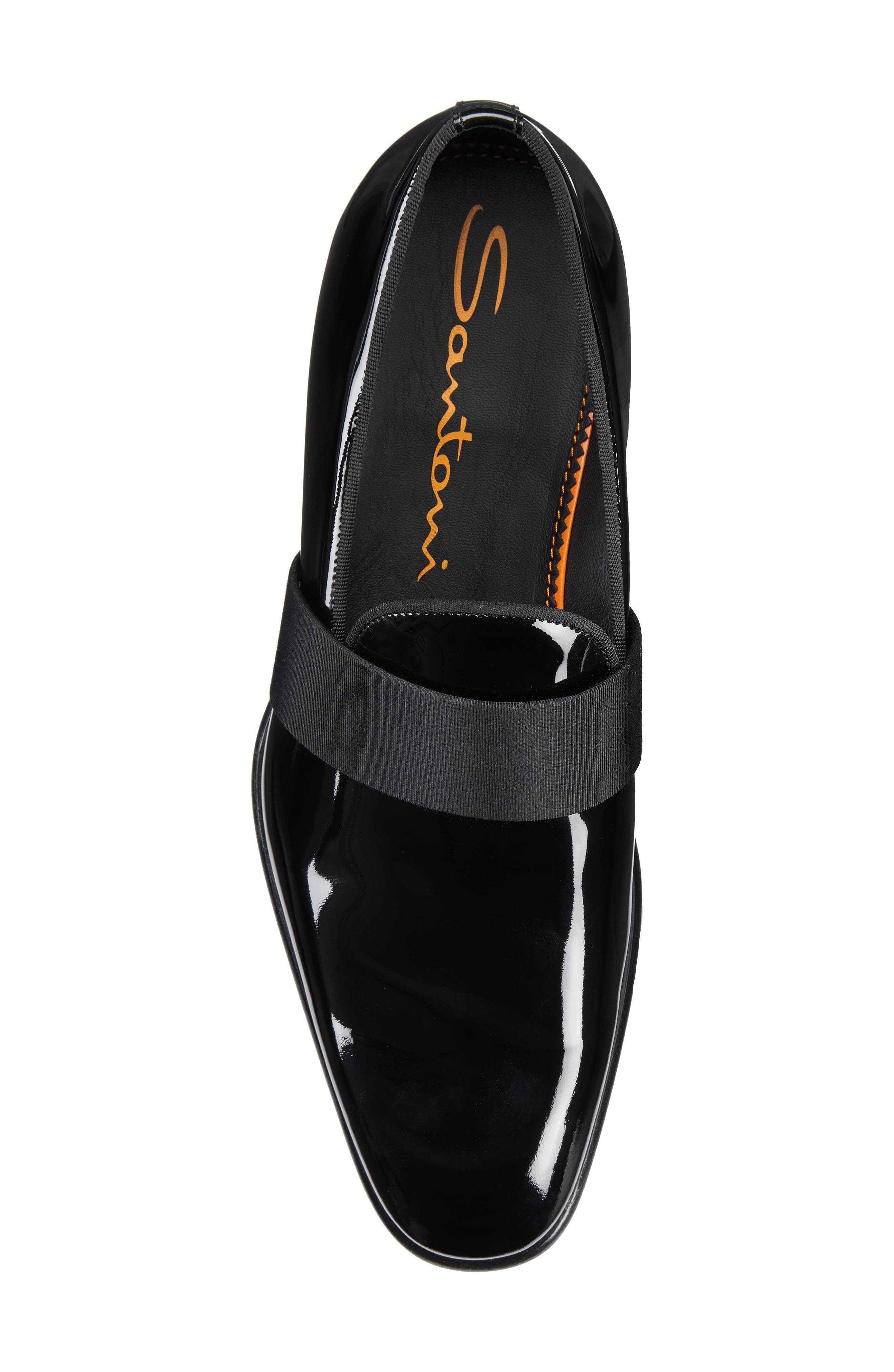 Santoni Isomer Loafer, Alternate, color, Black