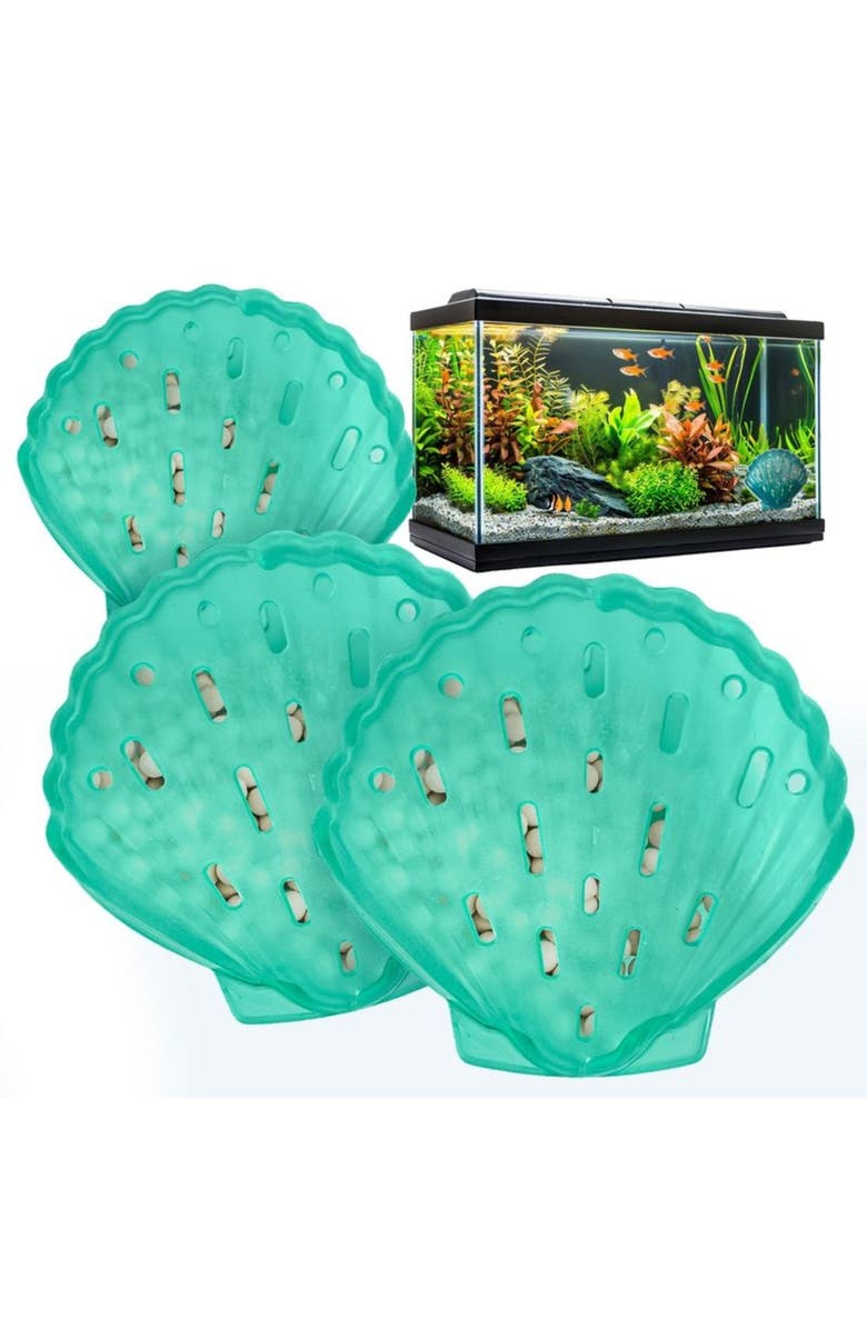 Tank Pals The Water Conditioning Clam, Alternate, color, Blue