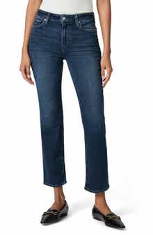 PAIGE Cindy High Waist Ankle Straight Leg Jeans