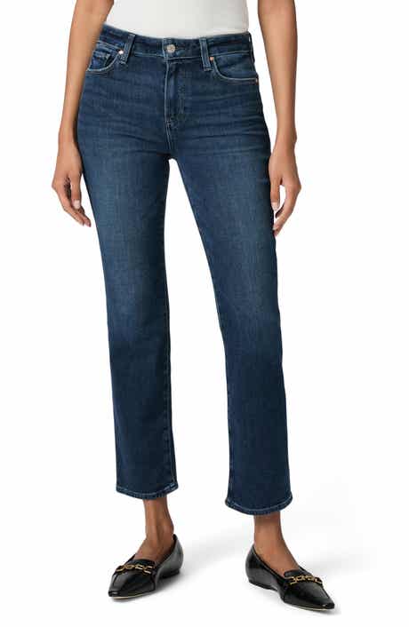 PAIGE Cindy High Waist Ankle Straight Leg Jeans