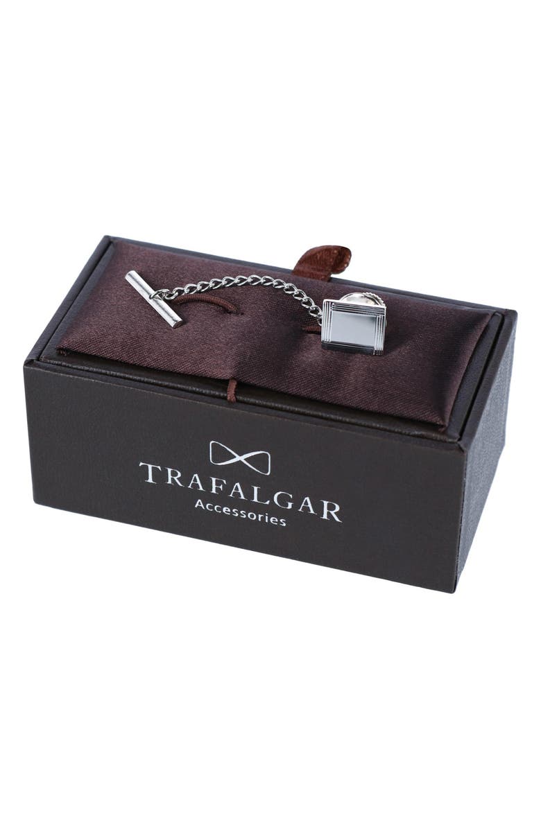 Trafalgar Sterling Silver Tie Tack, Alternate, color, Silver