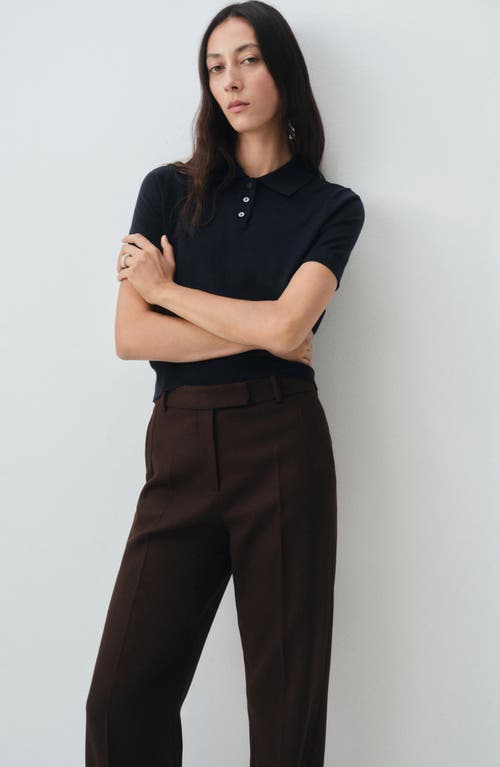 Mango Wool Sweater Polo In Animal Print