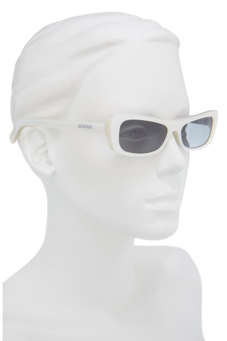 The Capri Rectangular Sunglasses, Alternate, color, METALLIC PEARL/ SILVER/ GREY