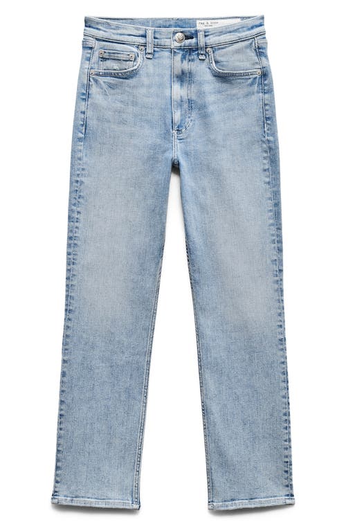 Rag & Bone Flexi Wren High-rise Slim Ankle Jeans In Keens
