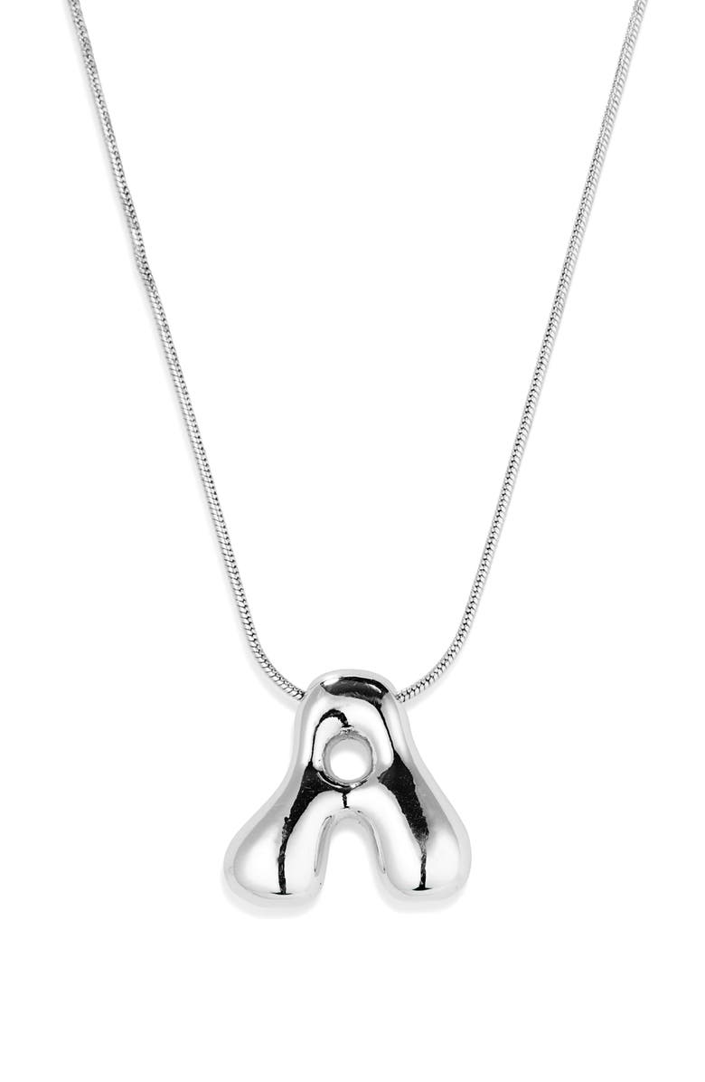 Leith Balloon Initial Pendant Necklace, Main, color,