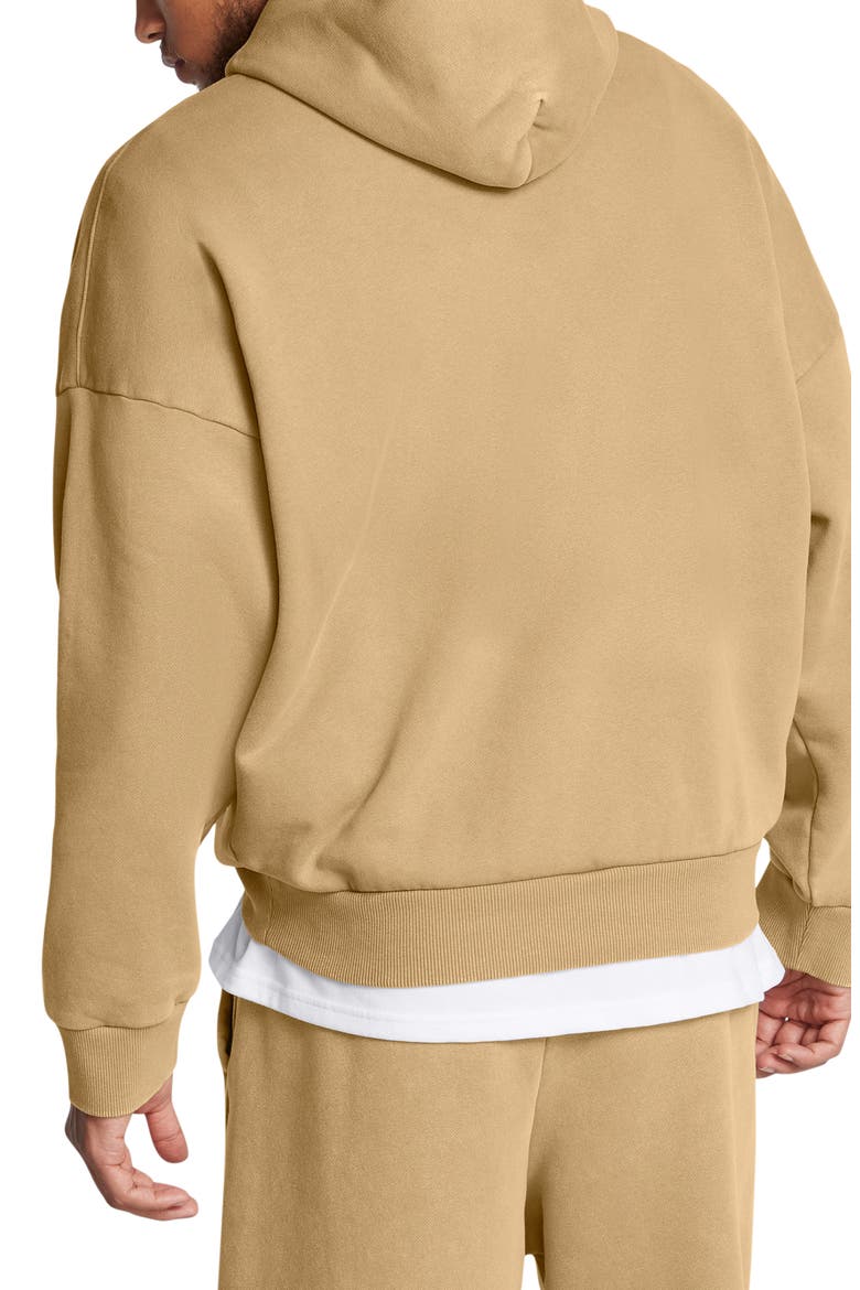 Icon Heavyweight Fleece Pullolver Hoodie, Alternate, color, CAMEL