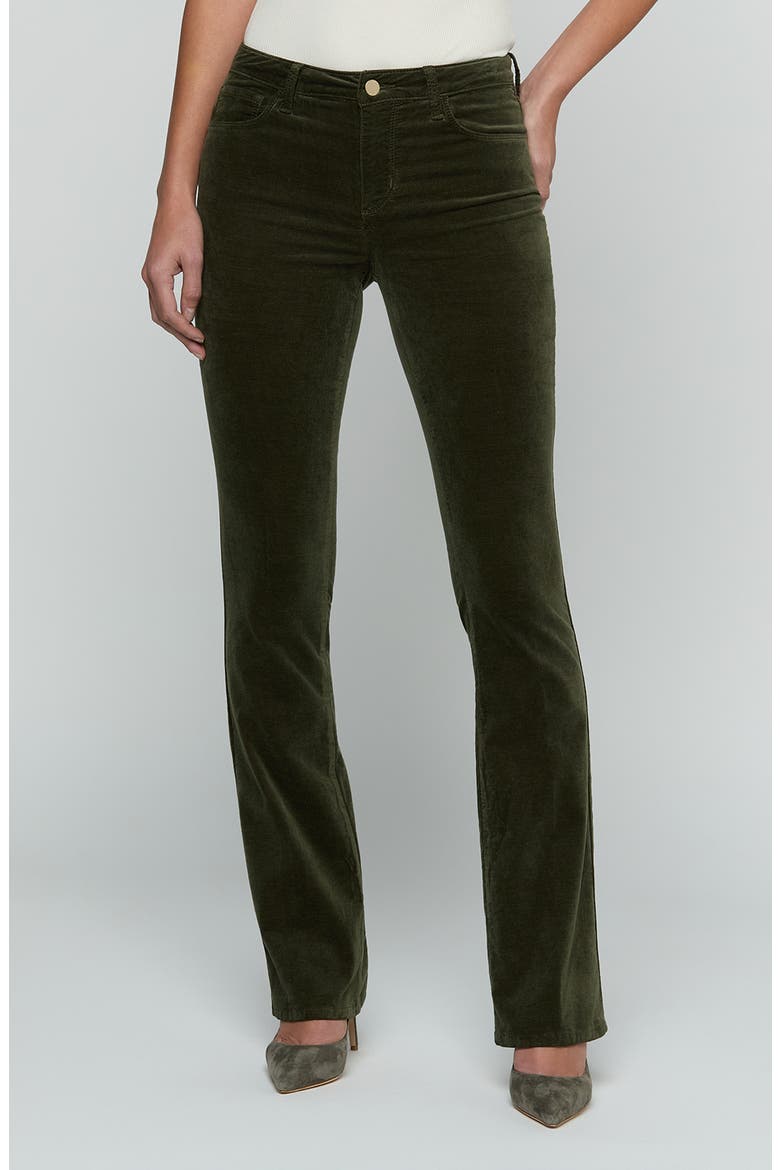 Stevie High Waist Straight Leg Jeans, Main, color, ARMY