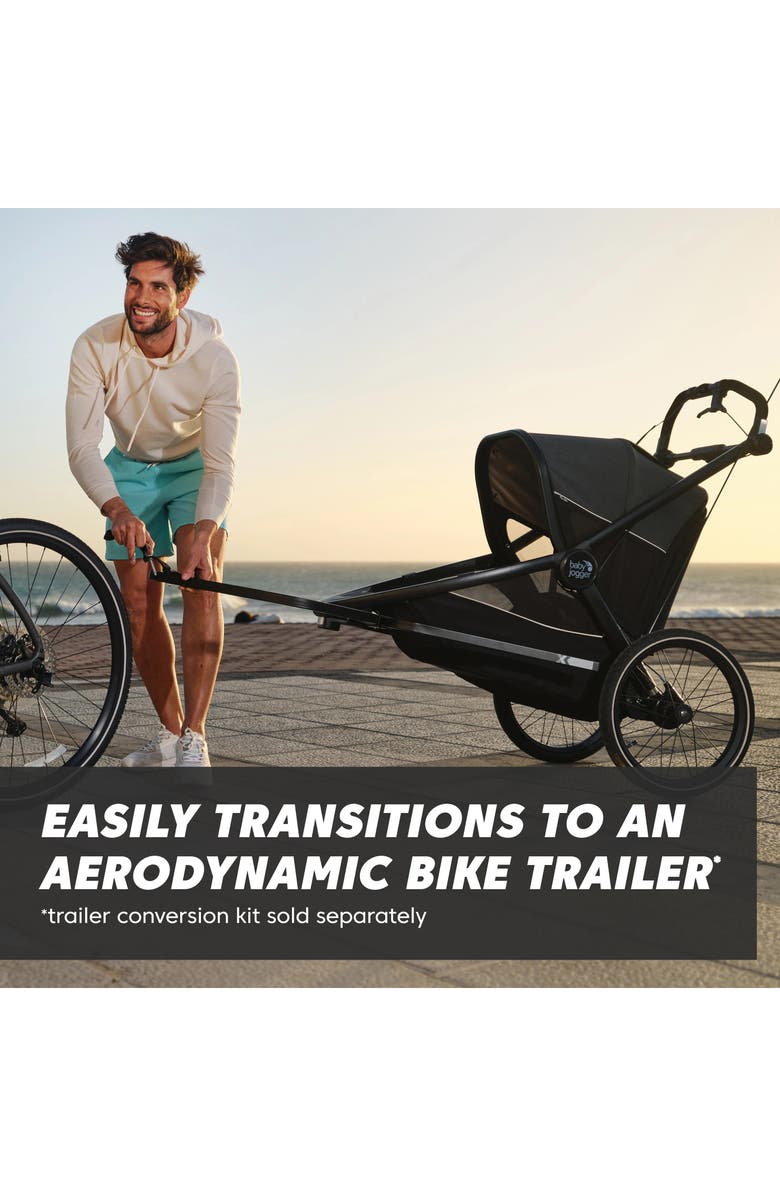 Baby Jogger city prix<sup>™</sup> Convertible Jogging Stroller, Alternate, color, Eco Black