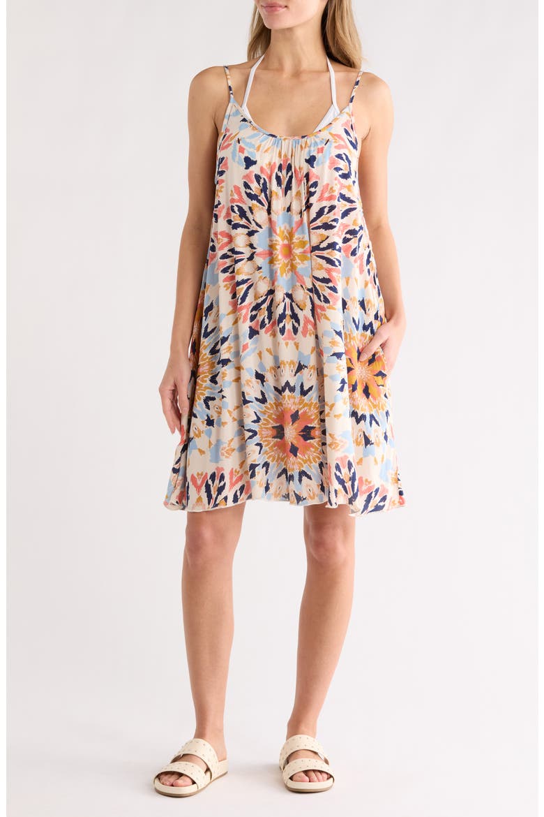 Cover-Up Minidress, Main, color, MULTI KALEIDOSCOPE