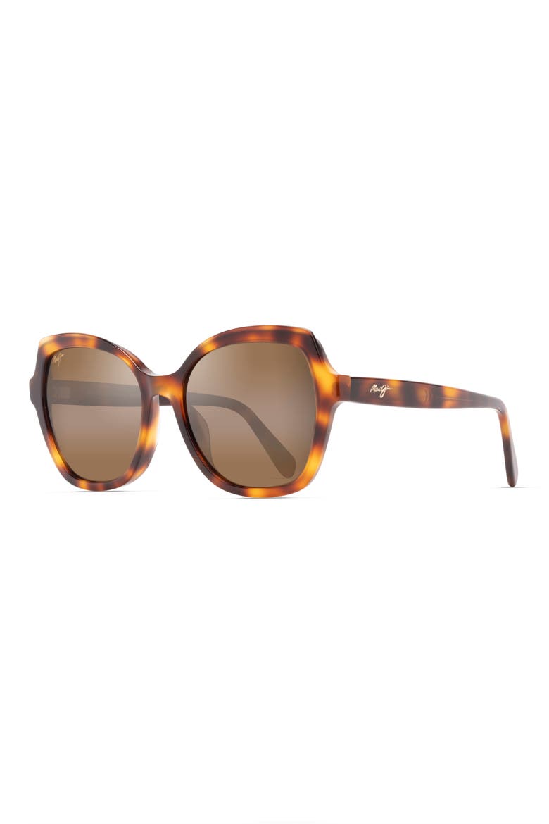 Mamane 55mm PolarizedPlus2® Round Sunglasses, Alternate, color, TORTOISE
