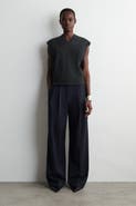 COS Relaxed Twill Wide-Leg Pants