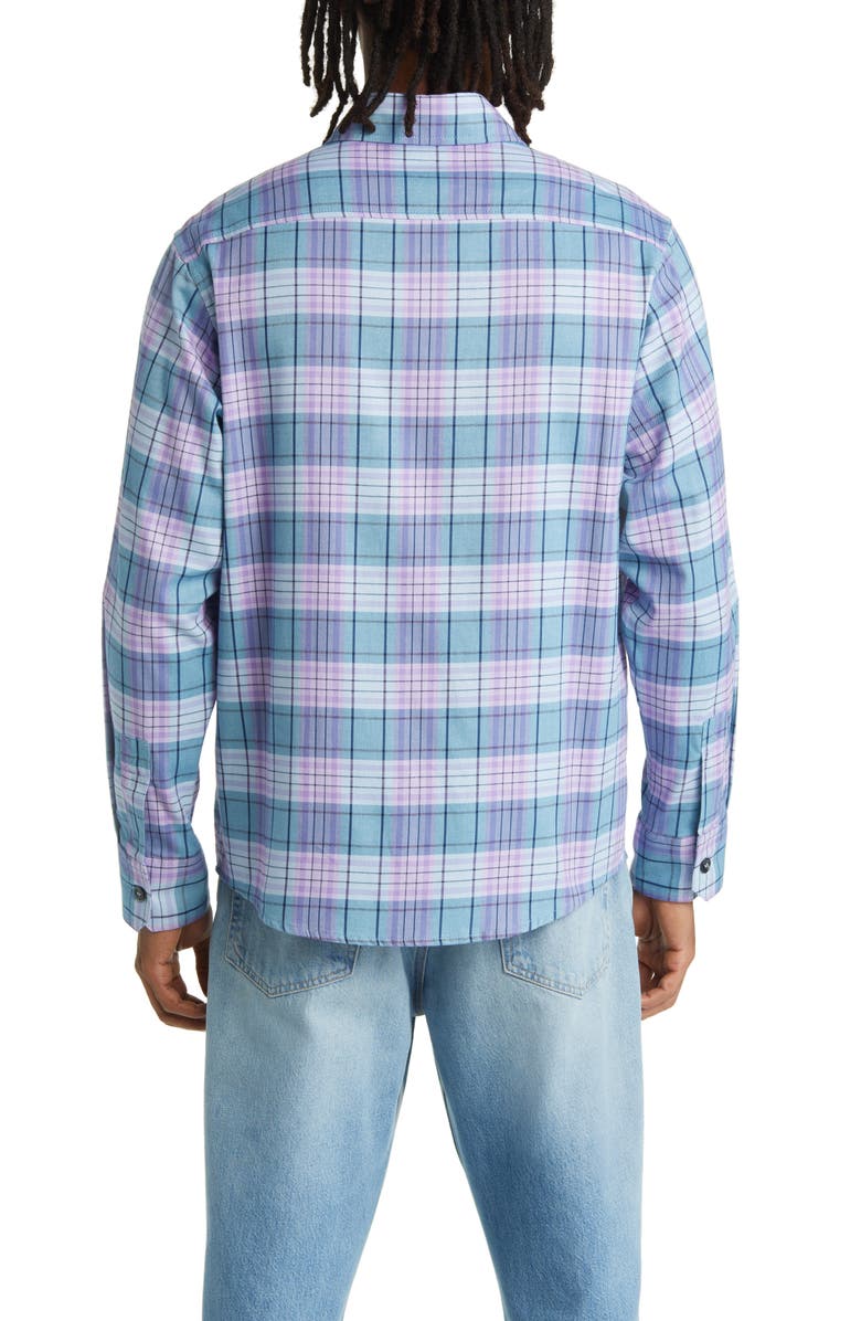 A.P.C. Surchemise Graham Plaid Button-Up Shirt, Alternate, color, 