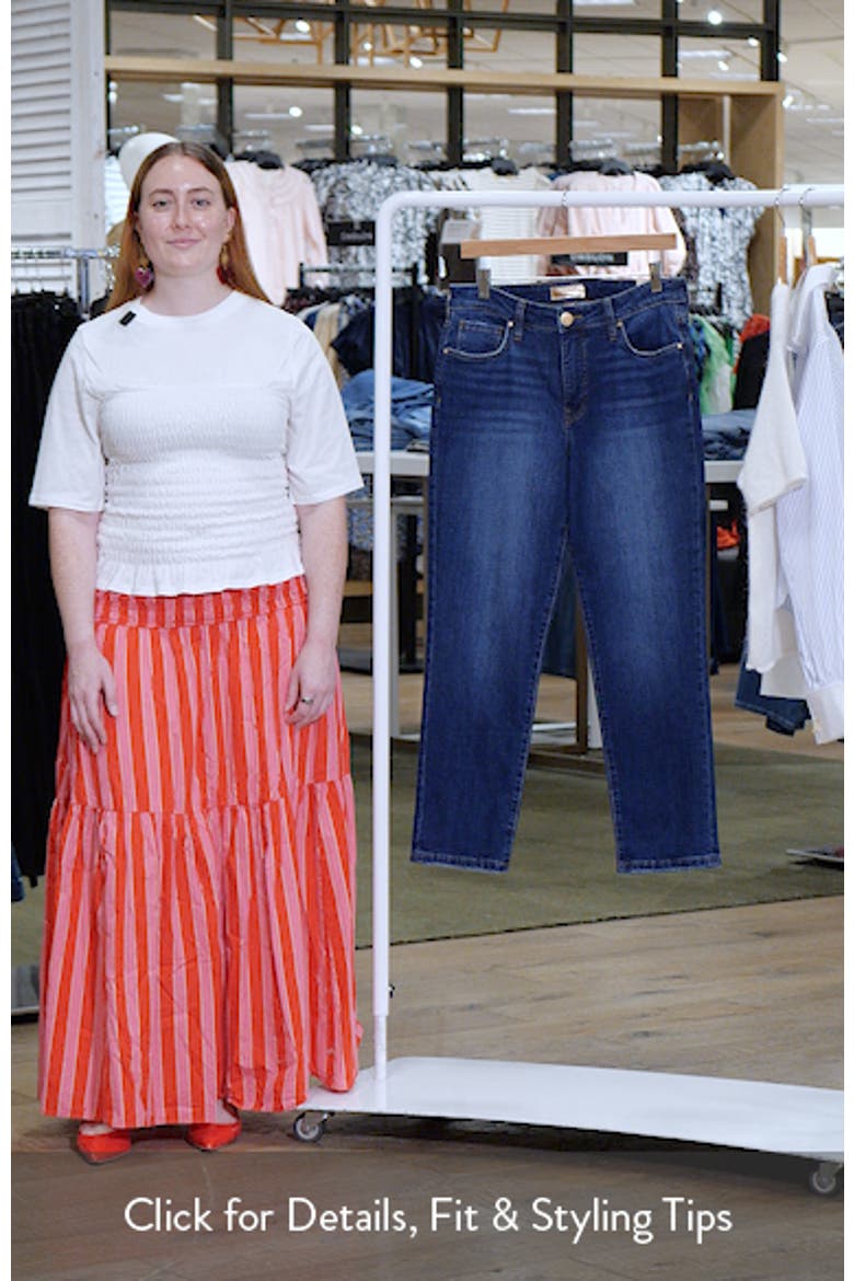 Reese High Rise Ankle Slim Straight Leg Jeans video