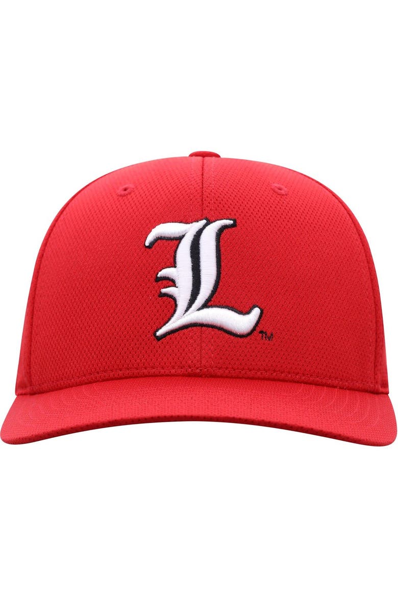 Men's Top of the World Red Louisville Cardinals Reflex Logo Flex Hat, Alternate, color, RED