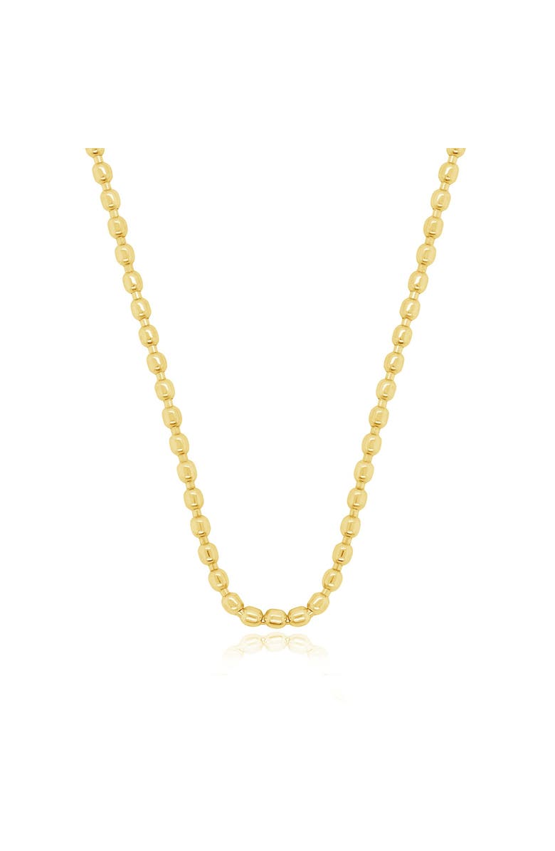 The Lovery Fine Jewelry Nugget Bead Chain Necklace, Main, color, Yellow Gold