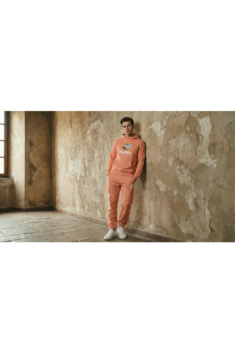 Invitational Men's Organic Cotton Hoodie, Alternate, color, Pink