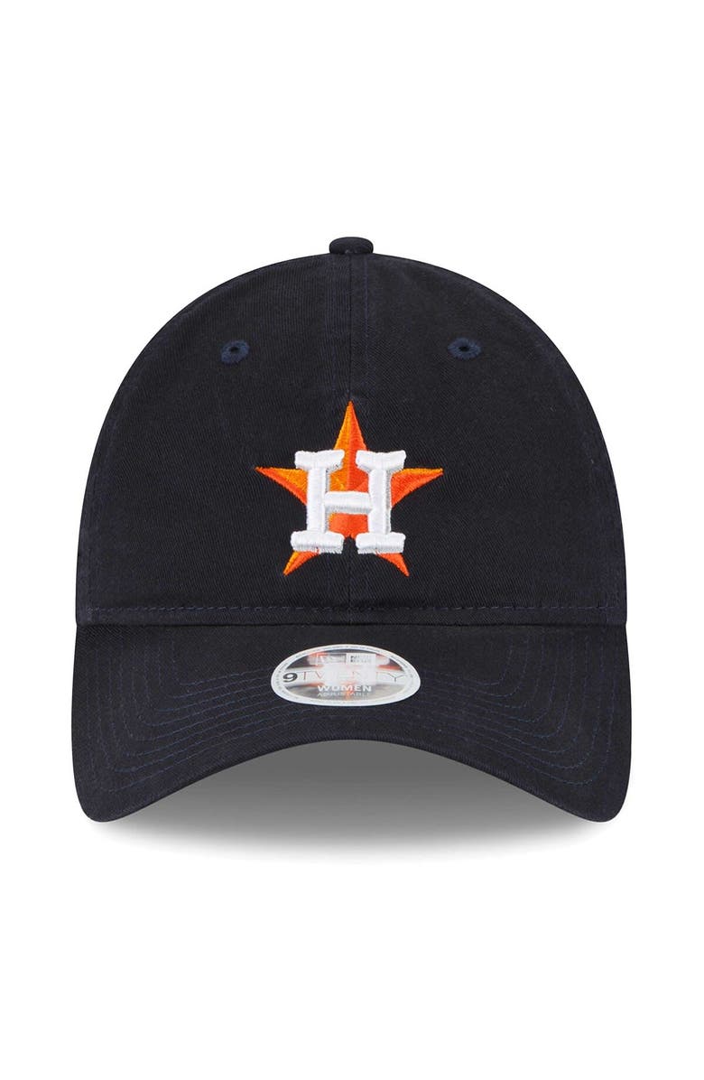 New Era Women's New Era Navy Houston Astros Team Logo Core Classic 9TWENTY Adjustable Hat, Alternate, color, 