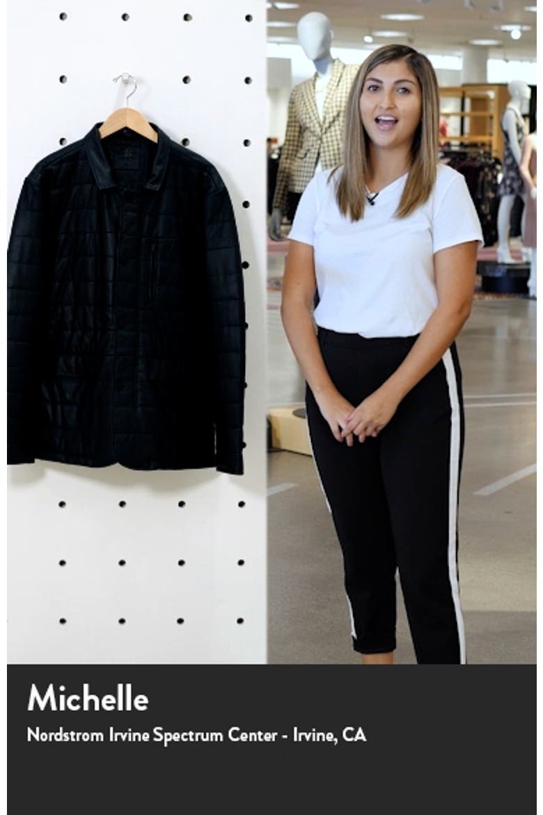 Ashwell Channel Quilted Leather Blazer video
