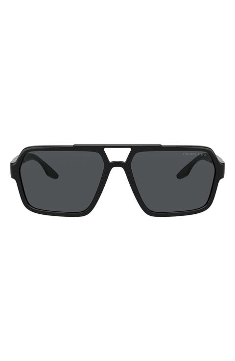 59mm Rectangle Sunglasses