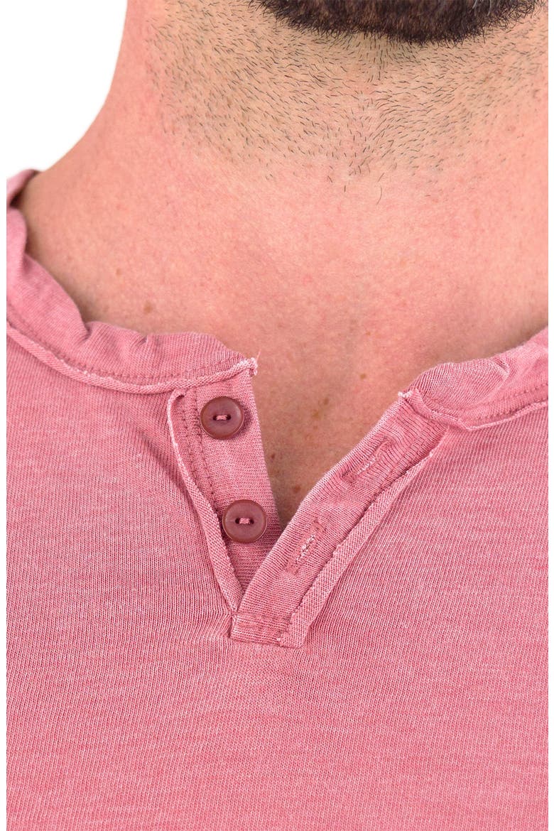 Burnout Henley, Alternate, color, WITHERED ROSE