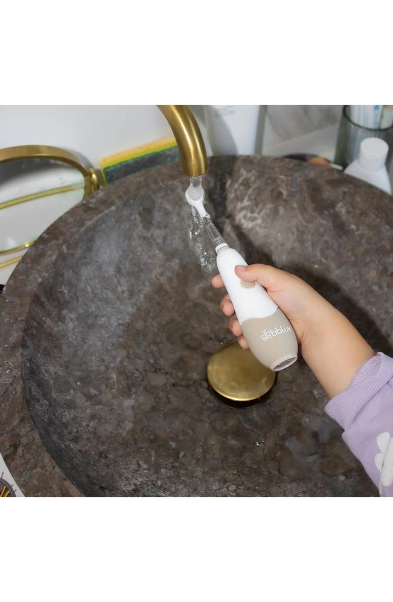 bbluv Sonik Pro 4-Stage Sonic Toothbrush for Babies & Kids, Alternate, color, White