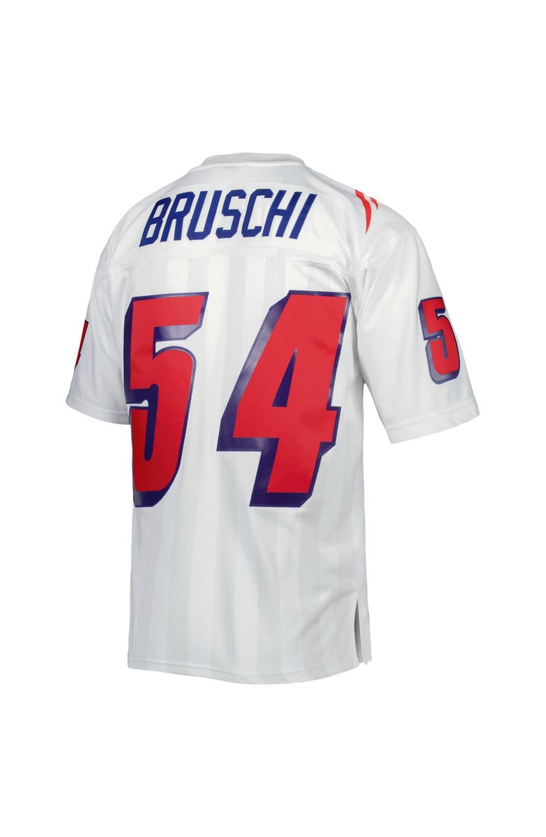 Mitchell & Ness Men's Mitchell & Ness Tedy Bruschi White New England Patriots Legacy Replica Jersey, Alternate, color, 