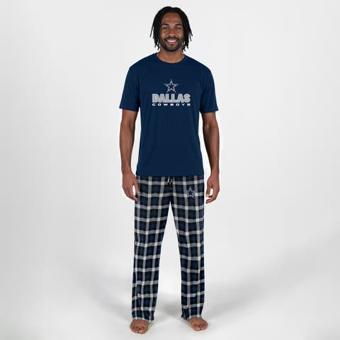 Men's Concepts Sport  Navy Dallas Cowboys Big & Tall Highland Sleep Set