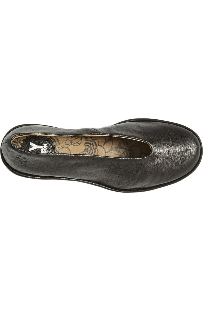 Fly London 'Yaz' Wedge Pump, Alternate, color, Black Mousse