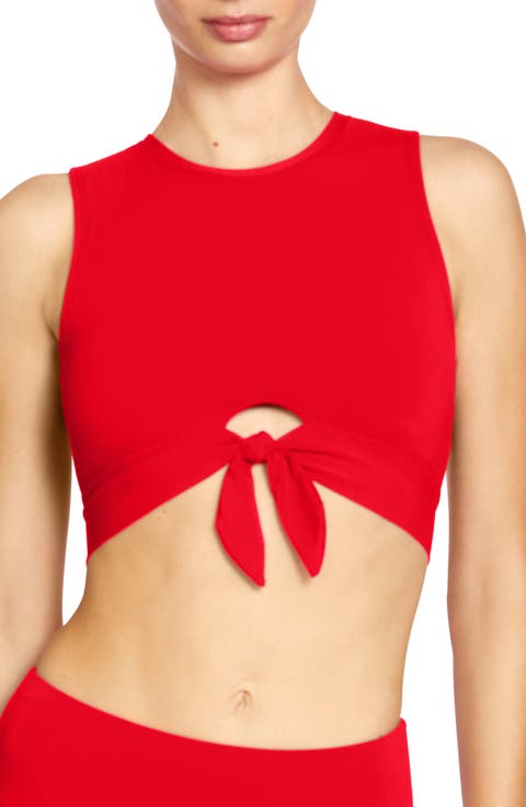 Ava Tie Front Bikini Top