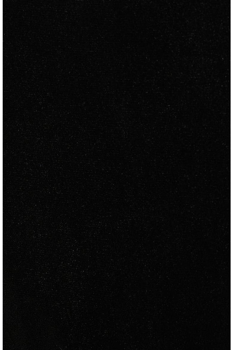 Beaded Neck Sleeveless Velvet Gown, Alternate, color, BLACK