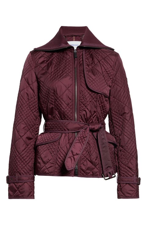 Abbeydale Check Stitch Nylon Jacket