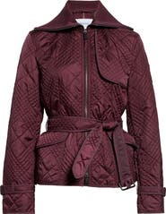 Burberry Abbeydale Check Stitch Nylon Jacket