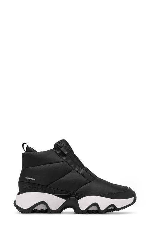 Sorel Kinetic Impact Waterproof Zip Bootie In Black