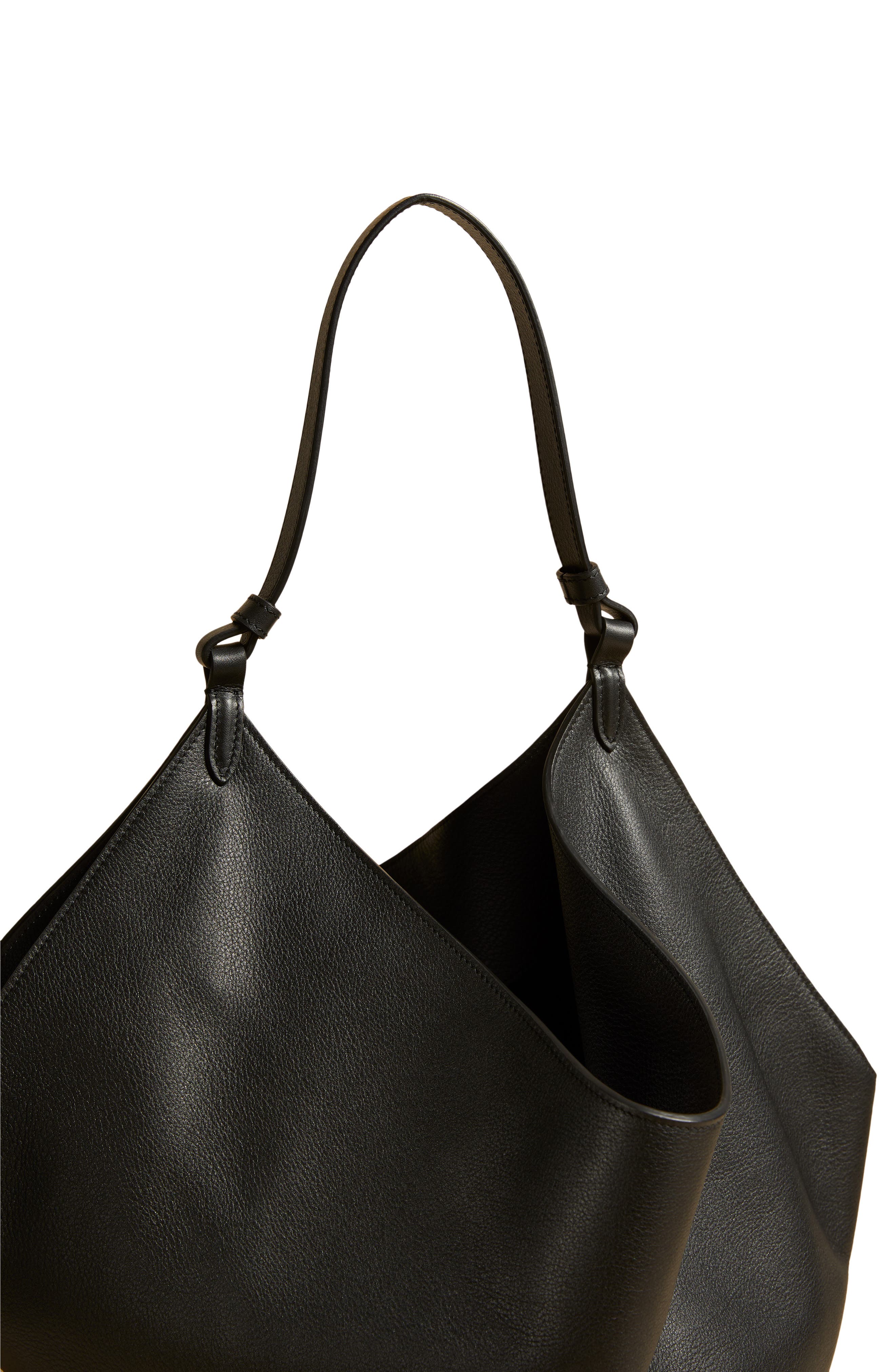 Khaite Medium Lotus Leather Tote, Alternate, color, 