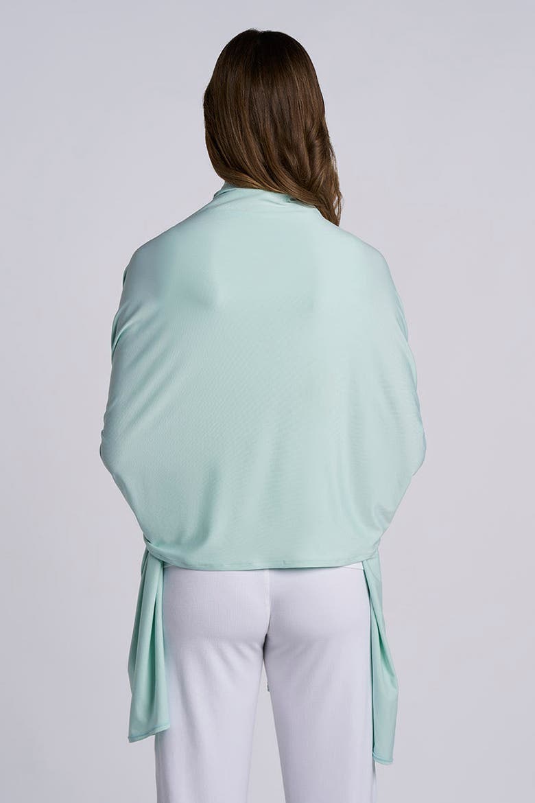 Bhakti Sun Shawl, UPF 50+ Sun Protection, Alternate, color, Misty Aqua