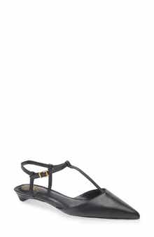 Vince Camuto Varena Ankle Strap Pointed Toe Flat