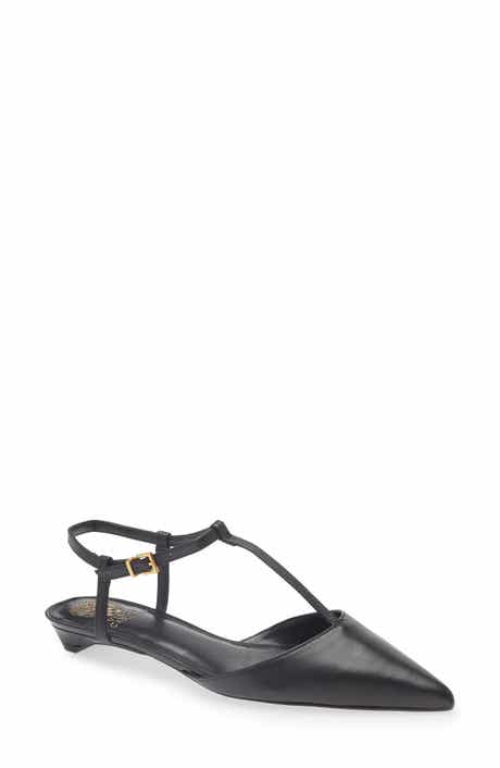 Vince Camuto Varena Ankle Strap Pointed Toe Flat