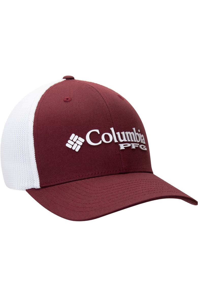Men's Columbia Maroon Texas A&M Aggies Collegiate PFG Flex Hat, Alternate, color, Maroon