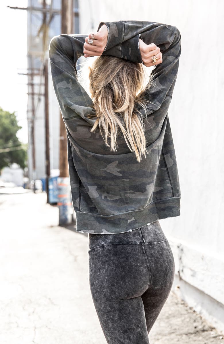 Ragdoll Distressed Camo Sweatshirt, Alternate, color,