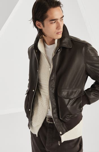 レザージャケット・コート BRUNELLO CUCINELLI Brunello Cucinelli (MPCAI7691P C4191) 27302004_57105589_600.jpg