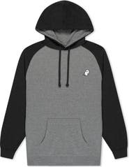 Dalix Mens Ghost Midweight Fleece Raglan Sleeve Hoodie