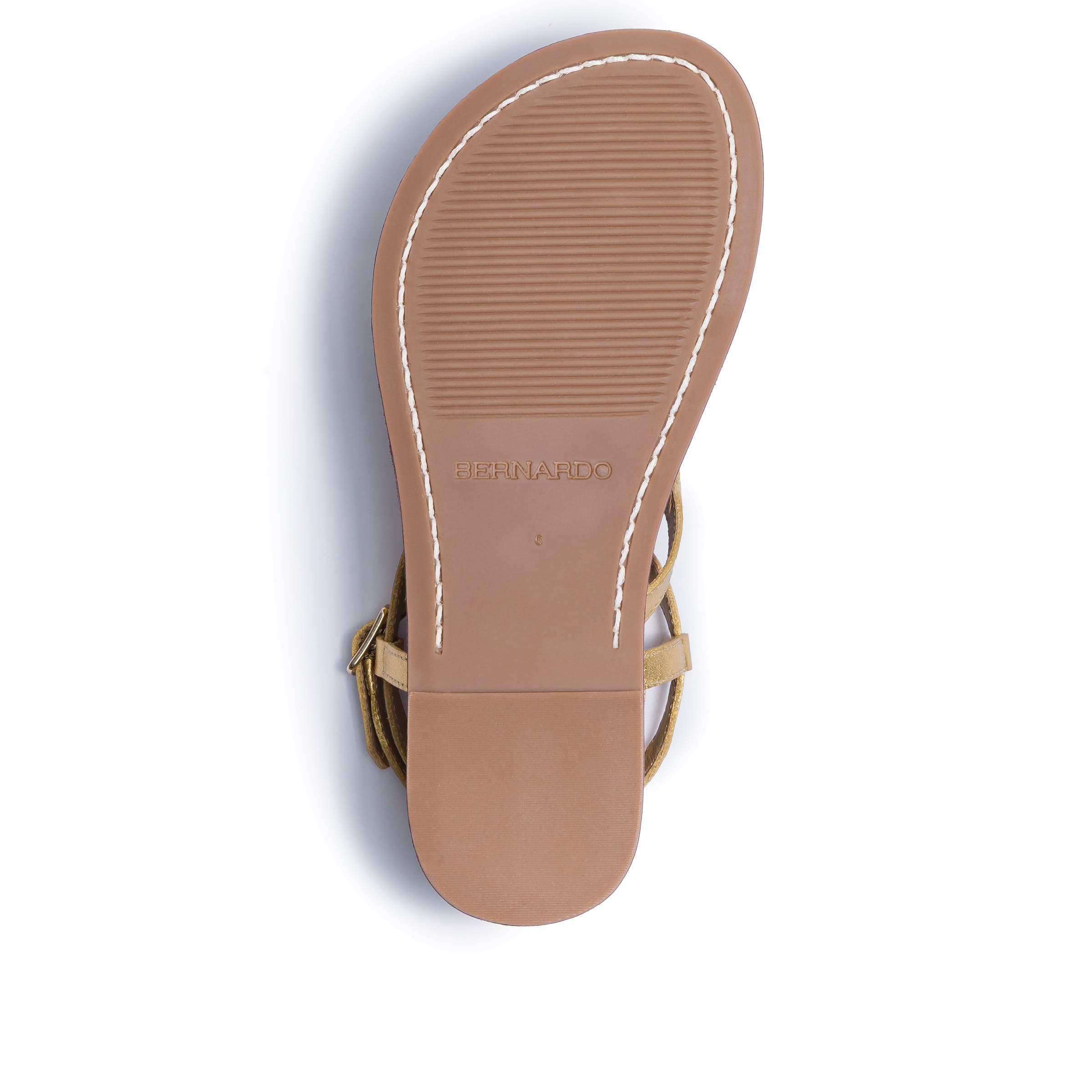 Bernardo Footwear Mallorie Thong Sandal, Alternate, color, Gold