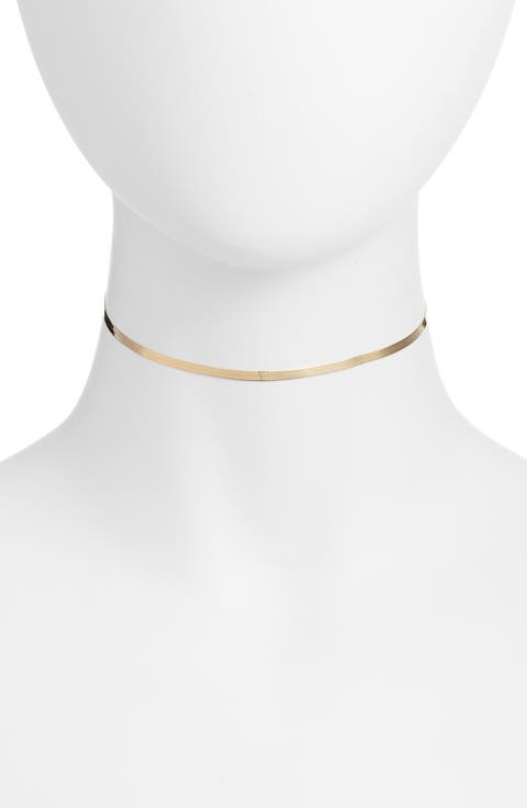 Jewelry Liquid Gold Chain Choker
