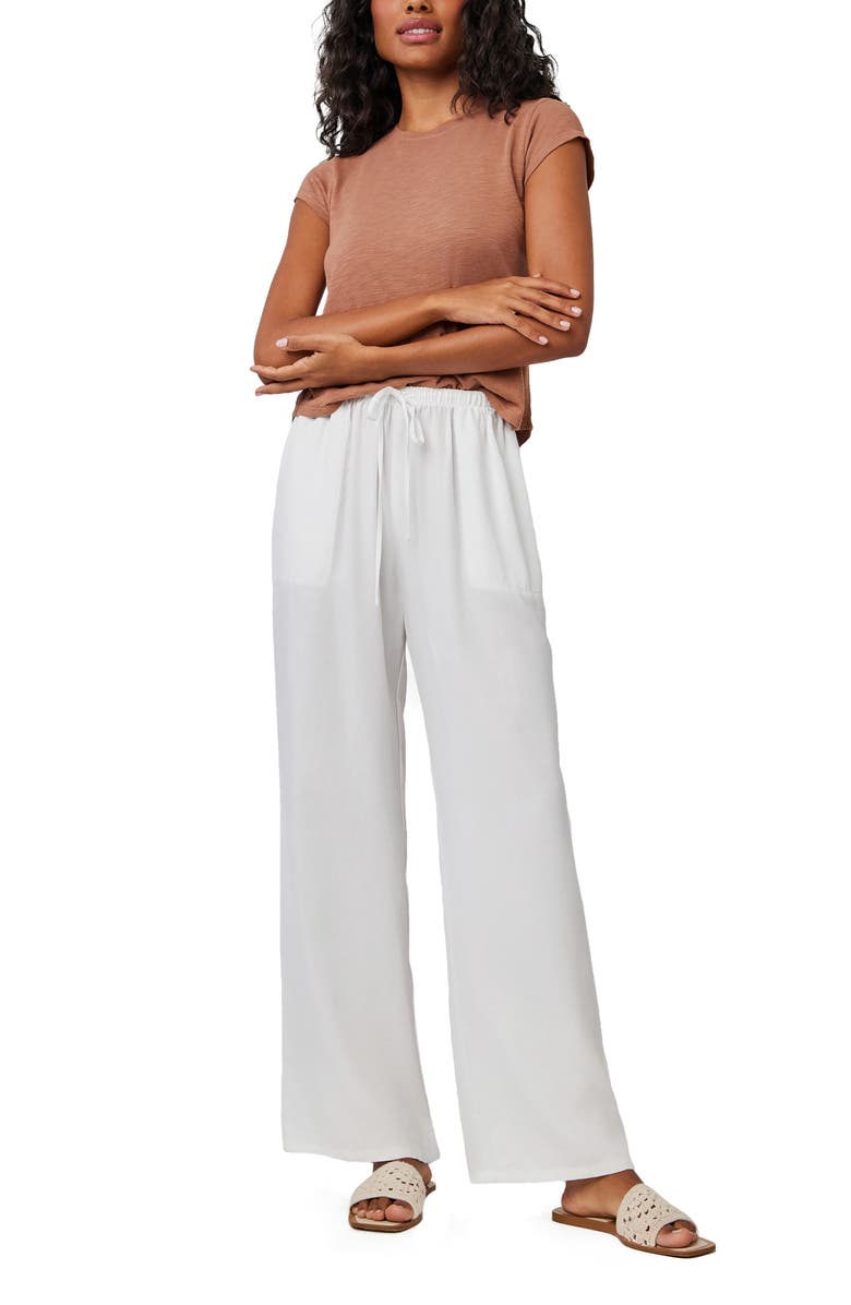 Bella Dahl Kylie Drawstring Wide Leg Pants, Alternate, color, 
