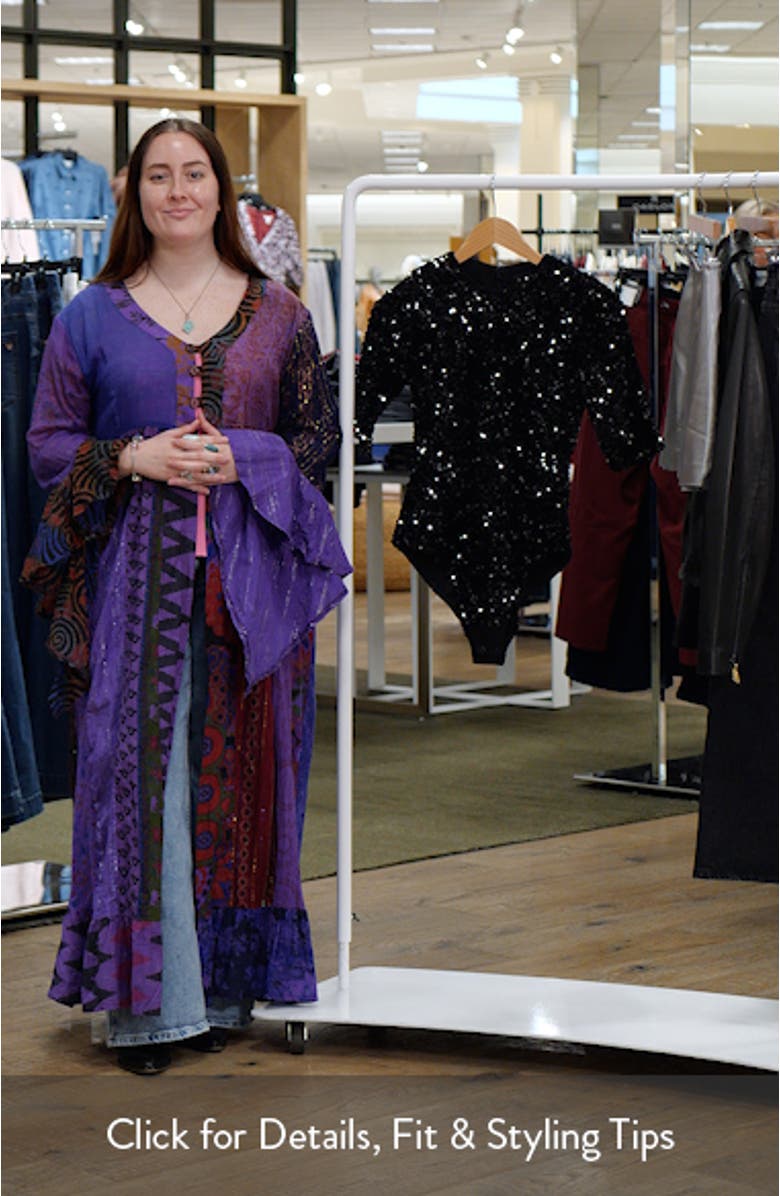 Cammie Sequin Bodysuit, sales video thumbnail