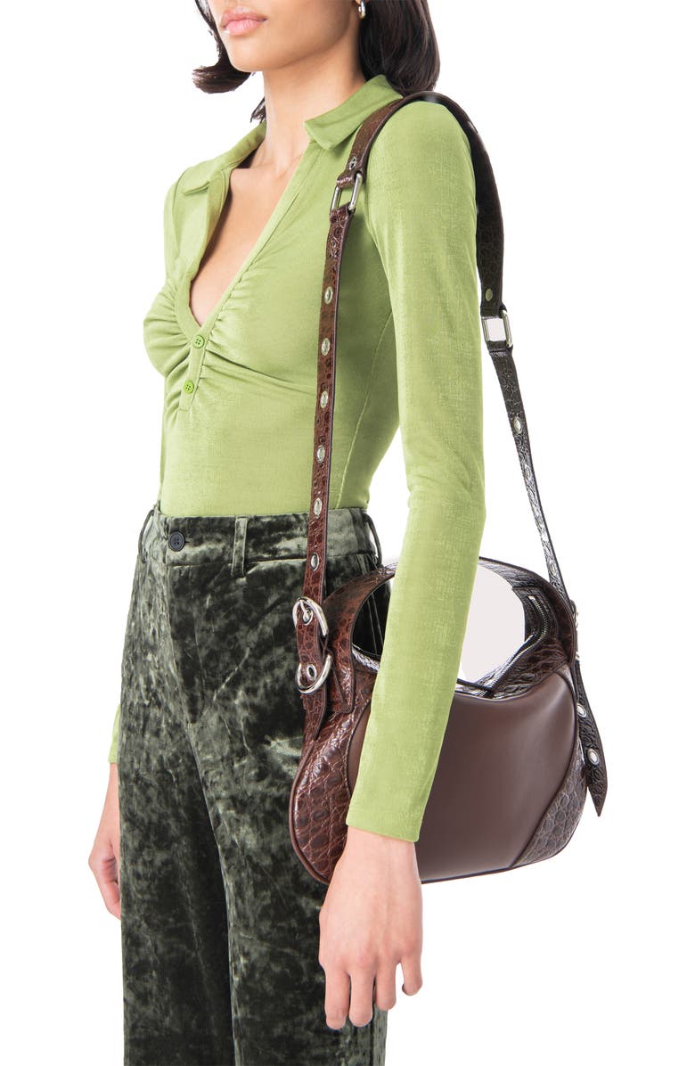 By Far Yana Leather Shoulder Bag, Alternate, color,
