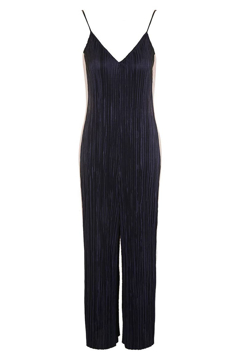 Side Stripe Slouch Jumpsuit, Alternate, color, NAVY BLUE MULTI