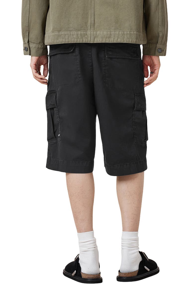 AllSaints Flynn Stretch Cotton Cargo Shorts, Alternate, color, 